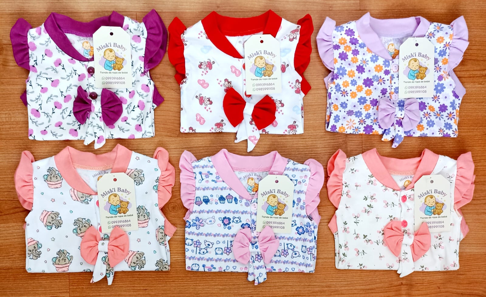 🎀 Body con lazo para bebé 👶✨